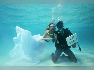 Underwater Wedding Ceremony, Trang, Thailand