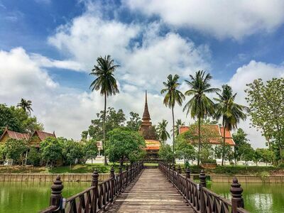 Wat Traphang Thong, Sukhothai, Thailand