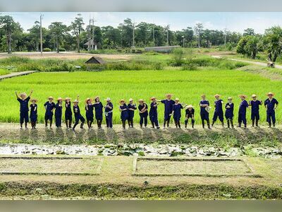 Organic Agriculture Project at Wat Pa Sak, Sukhothai, Thailand