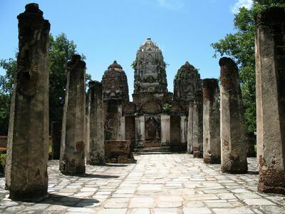 Wat Phra Phai Luang, Sukhothai, Thailand
