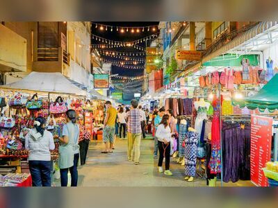 Walking Street Chiang Rai, Thailand
