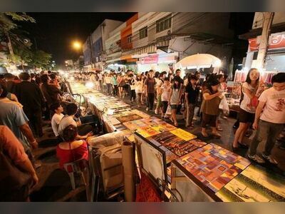 Walking Street Chiang Rai, Thailand