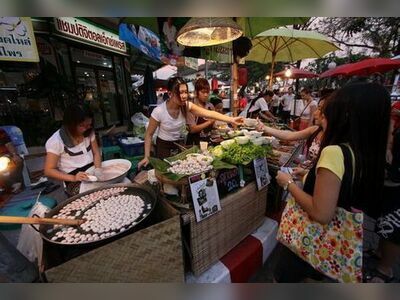 Walking Street Chiang Rai, Thailand