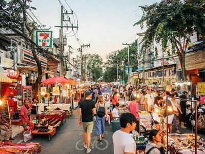 Walking Street Chiang Rai, Thailand