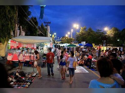 Walking Street Chiang Rai, Thailand