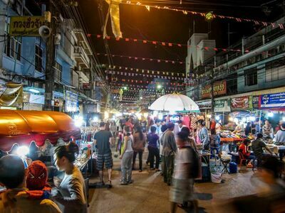 Chiang Rai Night Bazaar, Chiang Rai, Thailand