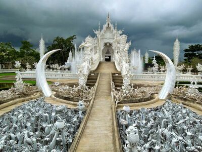 Wat Rong Khun (White Temple), Chiang Rai, Thailand