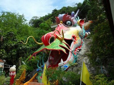 Wat Ban Tham (Wat Tham Pha Pu), Kanchanaburi, Thailand
