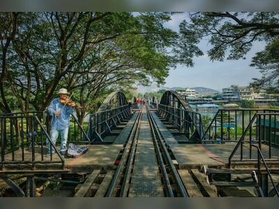 Bridge over the River Kwai, Kanchanaburi, Thailand
