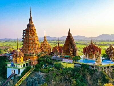 Wat Tham Sua (Tiger Cave Temple), Kanchanaburi, Thailand