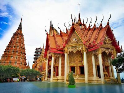 Wat Tham Sua (Tiger Cave Temple), Kanchanaburi, Thailand