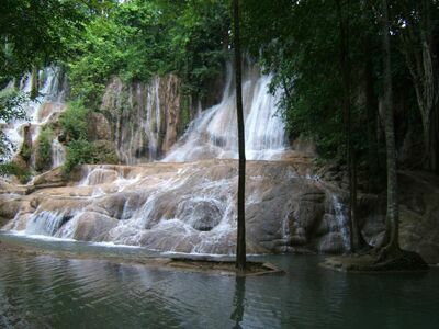 Sai Yok Noi Waterfall and National Park, Kanchanaburi, Thailand