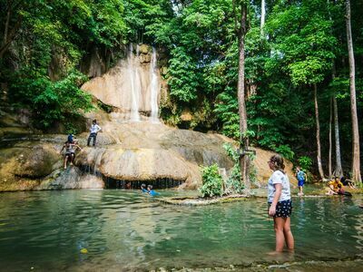 Sai Yok Noi Waterfall and National Park, Kanchanaburi, Thailand