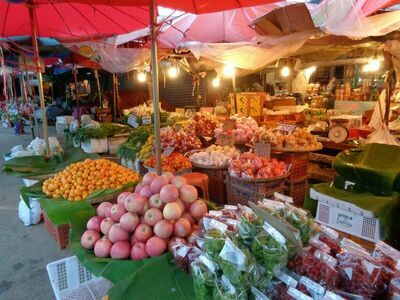 Doi Muser Hill Tribe Market, Tak, Thailand