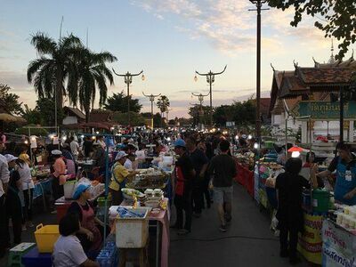 Nan Walking Street, Nan, Thailand