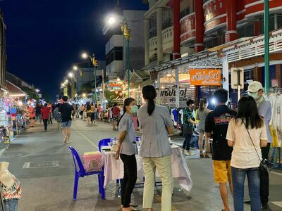 Renu Nakhon Walking Street, Nakhon Phanom, Thailand