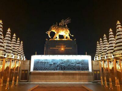 King Rama I Monument, Buriram, Thailand