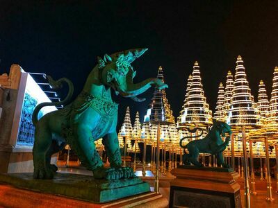 King Rama I Monument, Buriram, Thailand