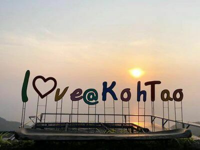 Love Koh Tao Viewpoint, Koh Tao, Thailand