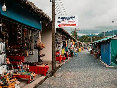 Bang Niang Market, Phang Nga, Thailand