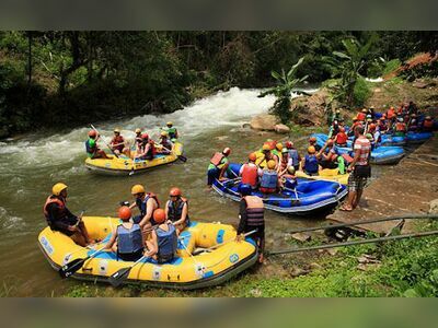 Rafting on Song Phraek River, Phang Nga, Thailand