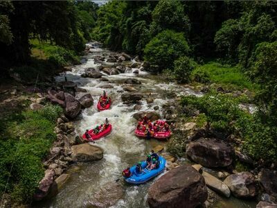 Rafting on Song Phraek River, Phang Nga, Thailand