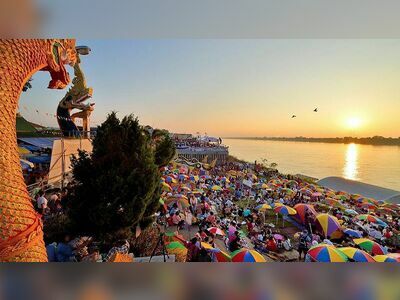 Naga Fireball Festival, Nong Khai, Thailand