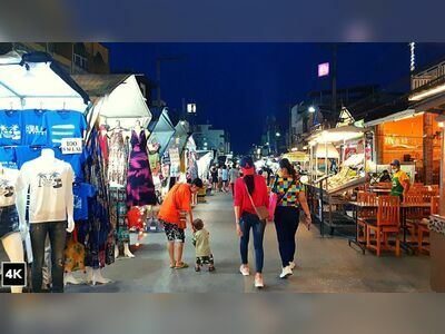 Lonely Beach Night Market, Koh Chang, Thailand