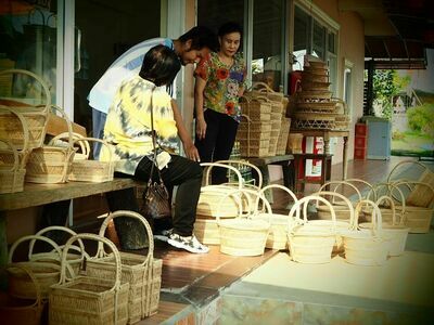 Ban Buthom Basketry Village, Surin, Thailand