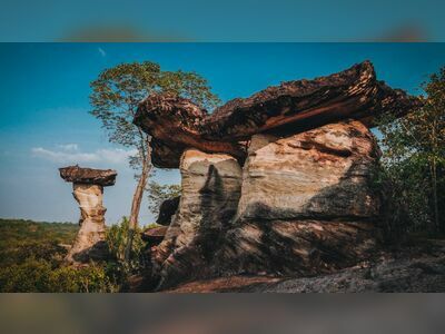 Pha Taem National Park, Ubon Ratchathani, Thailand