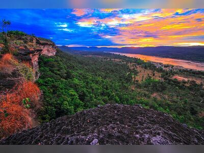 Pha Taem National Park, Ubon Ratchathani, Thailand