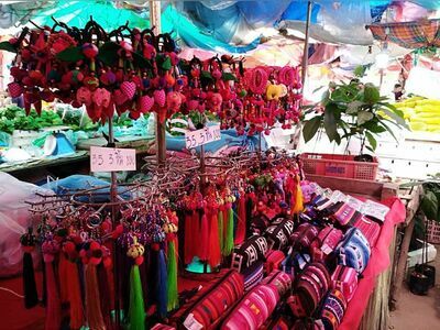 Doi Muser Hill Tribe Market, Tak, Thailand