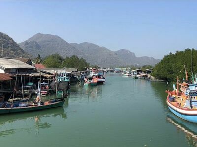 Ao Noi Fisherman's Village, Prachuap Khiri Khan, Thailand