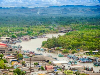 Chumphon Estuary, Chumphon, Thailand