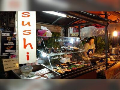 Trang Railway Station Walking Street