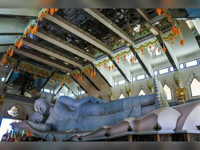 Phu Khon Forest Temple Reclining Buddha Hall