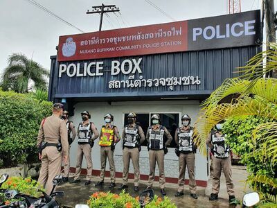 Community Police Station (Koh Bang) Behind Buriram Railway Station, Mueang District