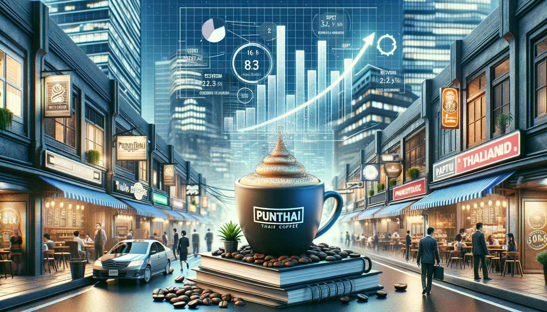Thai Coffee Chain 'Punthai' Achieves Significant Growth Amid Expanding Market