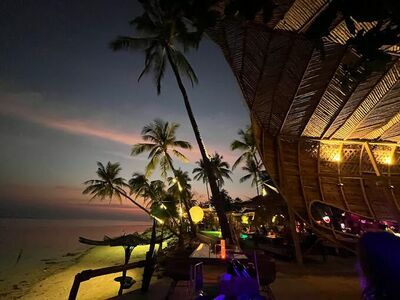 Sunset Walk at Ban Tai Beach on Koh Phangan