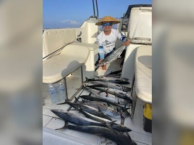 fishing boat rental or fishing tours on