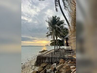 Sunset Walk at Ban Tai Beach on Koh Phangan