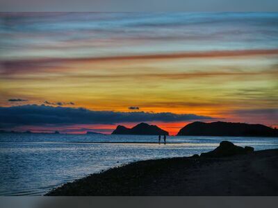 Sunset Walk at Ban Tai Beach on Koh Phangan
