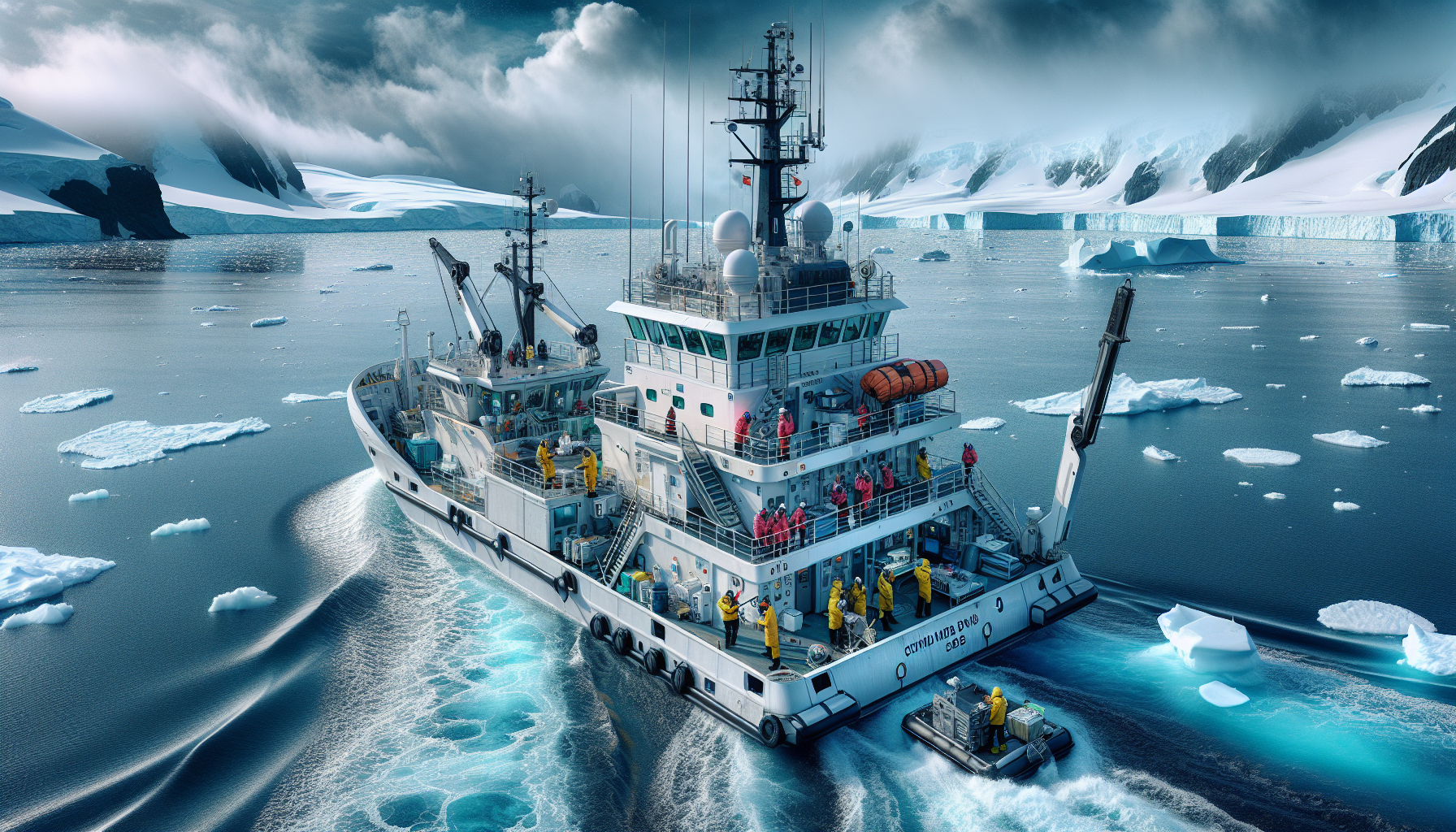 China's Xuelong-2 Icebreaker Conducts Marine Ecosystem Survey in the Amundsen Sea