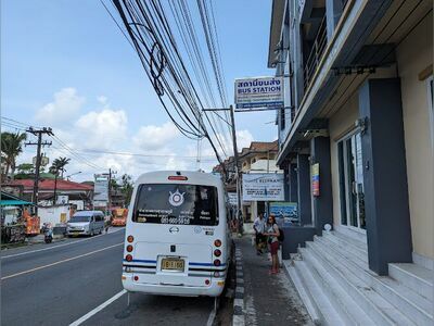 The bus station