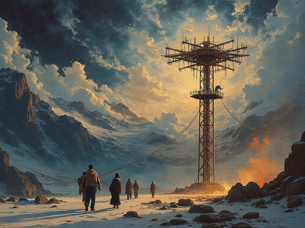 Saudi Artist Ahmed Mater Unveils 'Antenna' Exhibition in China
