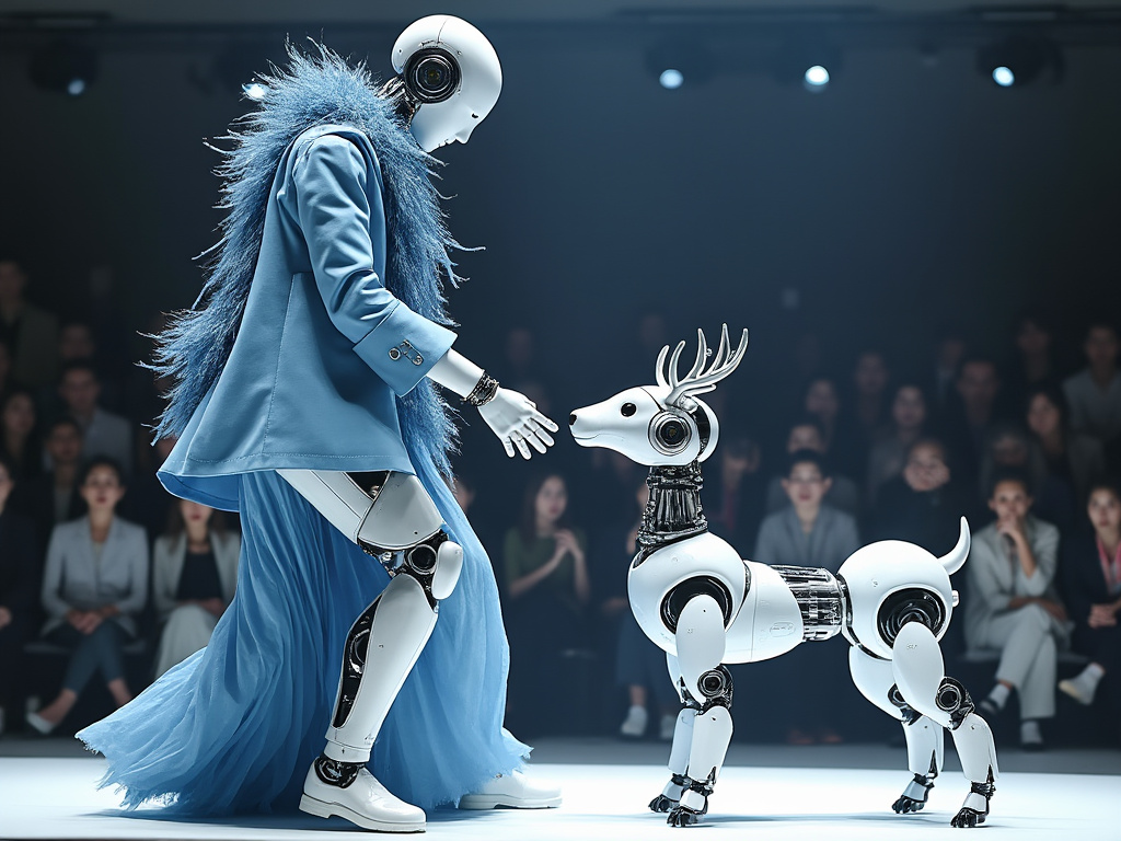 Humanoid Robot Makes Debut at Shanghai Fashion Week
