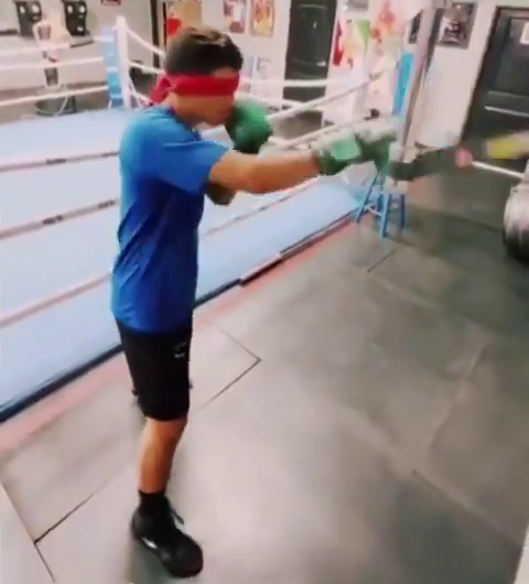 Sharpening skills through blindfolded training