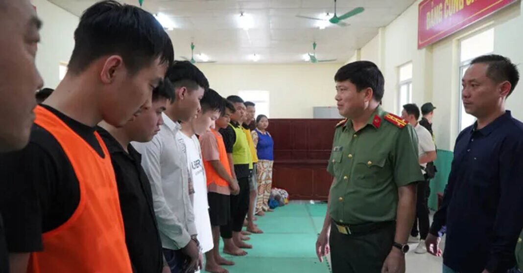 Laotian Authorities Arrest 59 Vietnamese Nationals in Fraud Crackdown