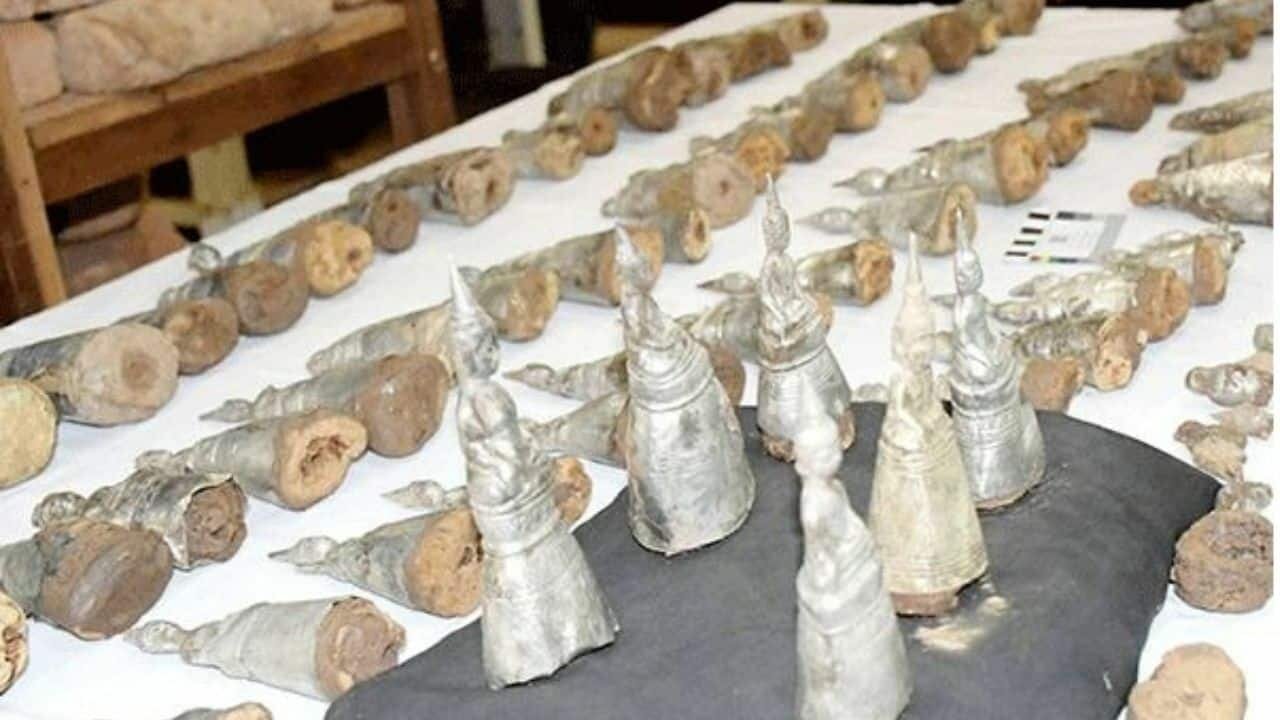 Ancient Buddha Statues Unearthed in Laos Temple Dig