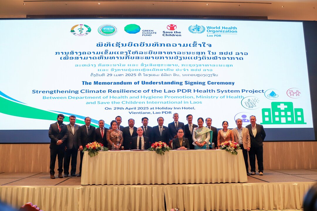 Laos Strengthens Health System to Combat Climate Impacts